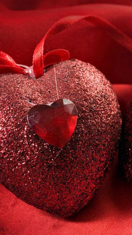 Red Love Heart Wallpaper Download Mobcup