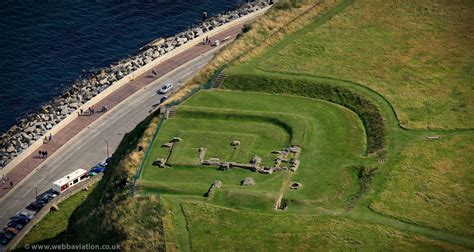 Roman Signal Station Scarborough North Yorkshire From The Air Aerial Photographs Of Great