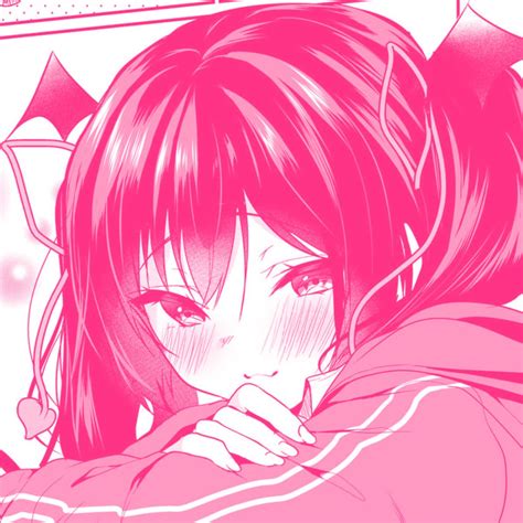 Pink Manga Icon In Aesthetic Anime Anime Manga