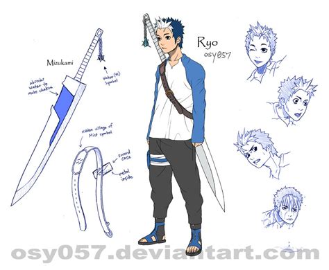 Ninja Ryo By Osy On Deviantart Naruto Oc Characters Naruto Oc Naruto Characters