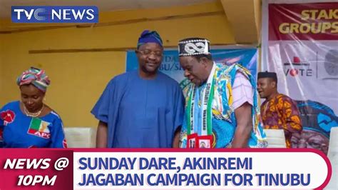 Minister Of Sports Youth Devt Sunday Dare Speaks On Door To Door Campaign For Tinubu