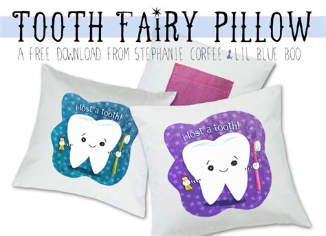 Tooth Fairy Pillow A Free Printable
