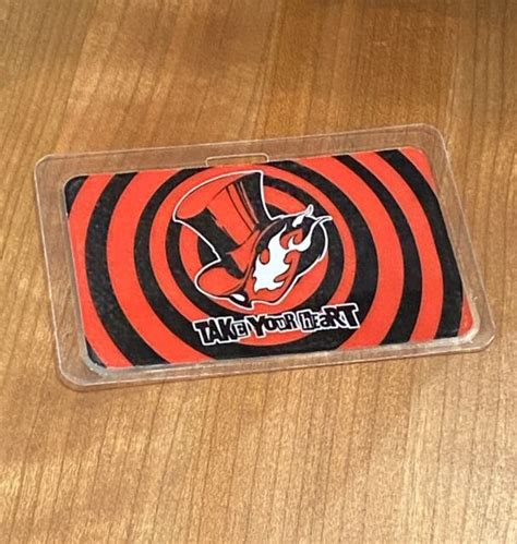 Persona 5 Id Badge Phantom Thieves Take Your Heart Calling Card Cosplay