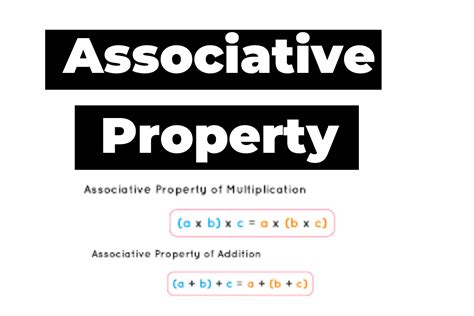 What Is Associative Property Definition Types And Examples