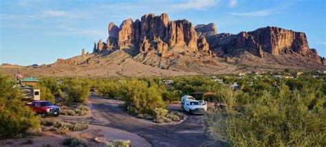 Camping At Lost Dutchman State Park In Arizona