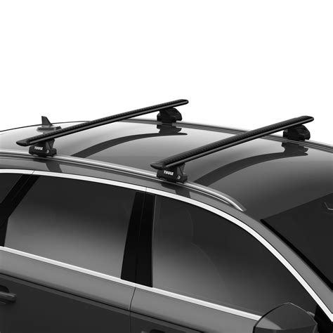 Thule Wingbar Evo Black Roof Bar Set For Audi A6 Avant Driveden Uk