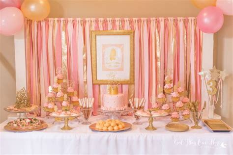 12 Must See Pink And Gold Parties Catch My Party Pink Gold Party