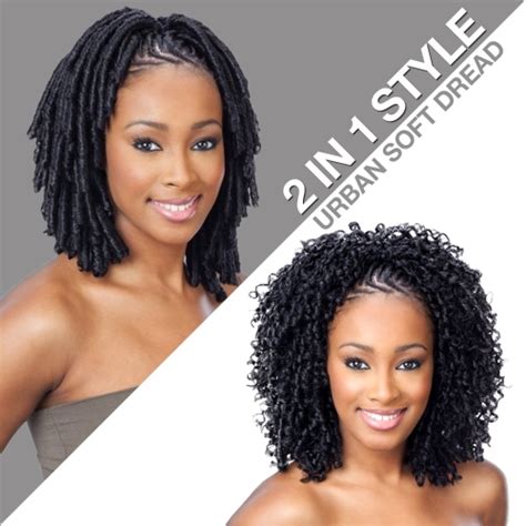 These days you find different ladies rocking a dread style and i must most of these styles can be made with the natural hair. Freetress Equal Synthetic Hair Braids Urban Soft Dread ...