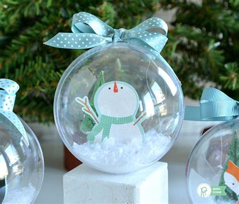 Snow Globe Ornaments By Amandacoleman1 Using Pebblesinc