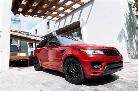 2017 Range Rover Sport Autobiography Red Mvp Miami