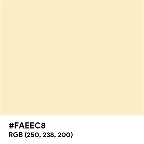 Champagne Gold Color Hex Code Is Faeec8