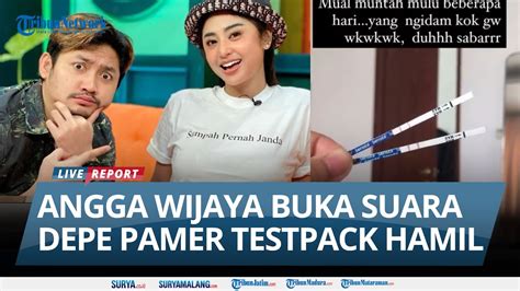 Heboh Dewi Persik Pamer Foto Testpack Positif Hamil Reaksi Angga