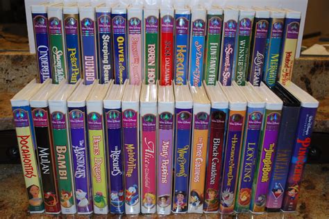 Complete Disney Masterpiece Original Vhs Collection Ex Free Ship My