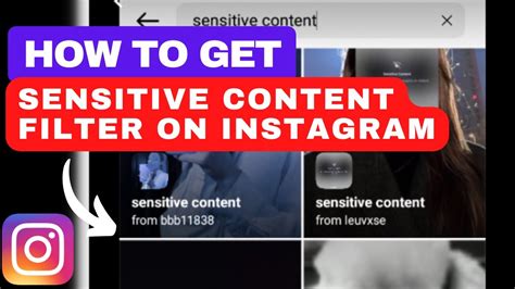 Get Sensitive Content Filter On Instagram How To Youtube