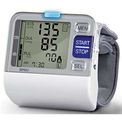 The Superior Wrist Blood Pressure Monitor Hammacher Schlemmer 81575