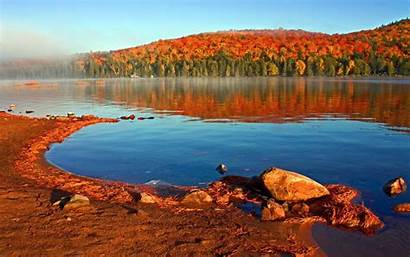 Lake Fall Shore Autumn Wallpapers Desktop Backgrounds