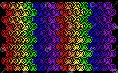 Rainbow Swirls Pattern Background Stock Illustration Illustration Of