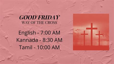 Tamil Good Friday Way Of The Cross 10 Am Youtube