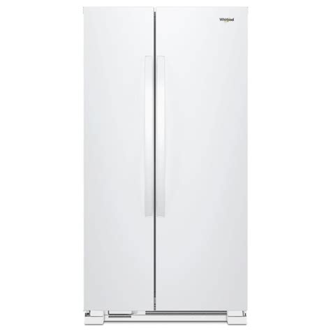 Whirlpool Cu Ft Side By Side Refrigerator White Master