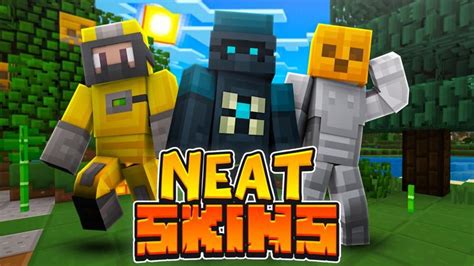 Neat Skins By Cubecraft Games Minecraft Skin Pack Minecraft