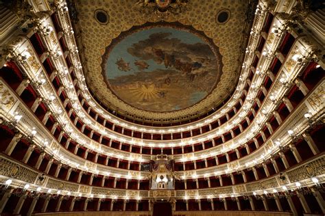 San Carlo Opera Theatre In Naples The Theatre Is The Oldest Opera