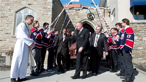Hockey player Terry Trafford remembered at funeral