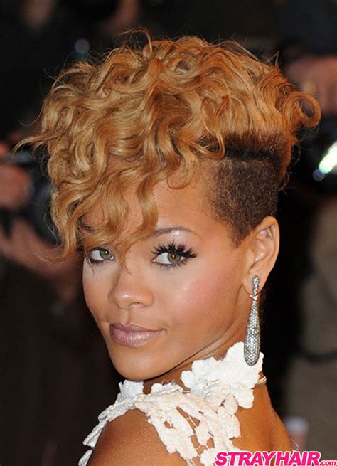 Rihannas Many Great Short Hairstyles Strayhair