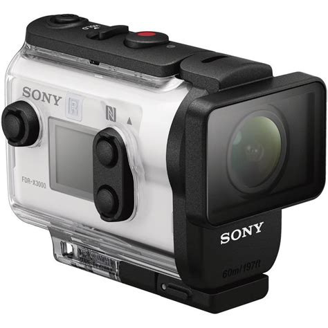 Sony Fdr X3000r Action Camera With Optically Stabilized Ultra Wide Lens