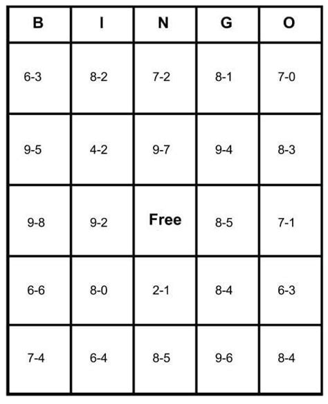Math Bingo Free Cards Learn How To Play And Print For Free