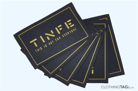 Custom Damask Woven Labels For Clothing Clothingtagscn