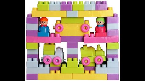 train building blocks set multi colour youtube