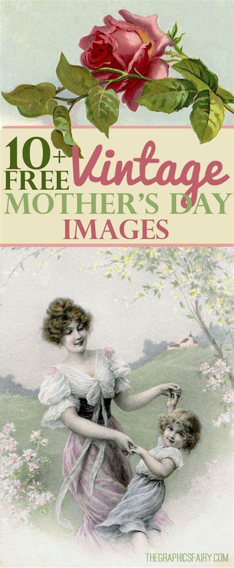 10 Free Vintage Mother S Day Images The Graphics Fairy