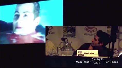 Dylan Obrien Watching The Bloopers Of Season 2 From Teen Wolf Full
