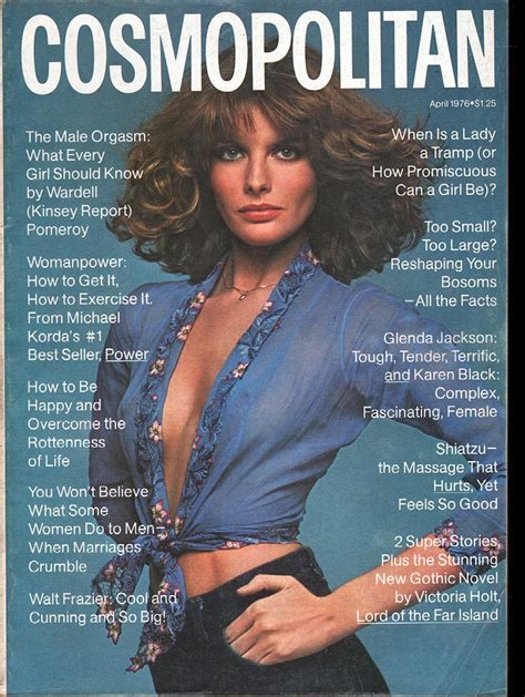 Cosmopolitan Magazine April 1976 Model Rene Russo Photographer Francesco Scavullo Rene