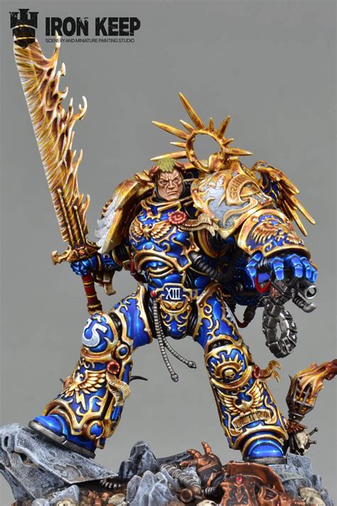 Image Result For Guilliman 40k Painted Warhammer Mini Paintings