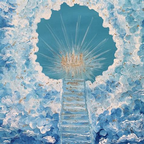 Open Heaven Painting By Joanne Holbrook Fine Art America