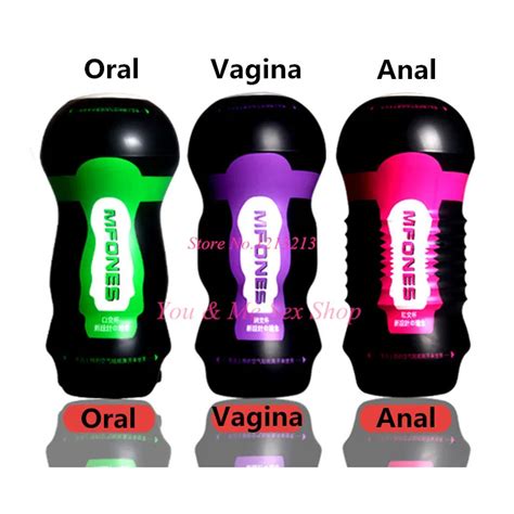 Realistic Anal Vaginal Oral Sex Male Masturbator Pussy Mens Vibrating