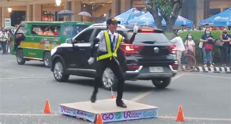 Female Traffic Aide Rules Dancing Traffic Enforcer Challenge