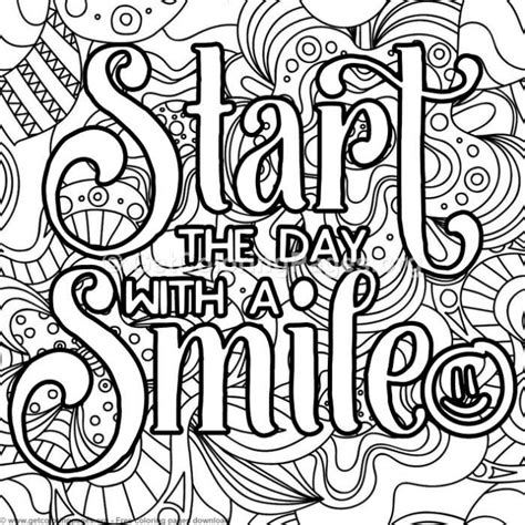 Home » coloring pages » 90 magic positive affirmation coloring pages. Start The Day with a Smile Coloring Pages ...