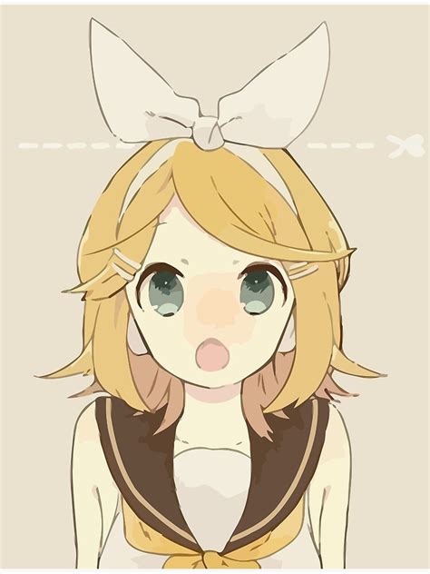 Kagamine Rin Poster By Elisa88 Redbubble