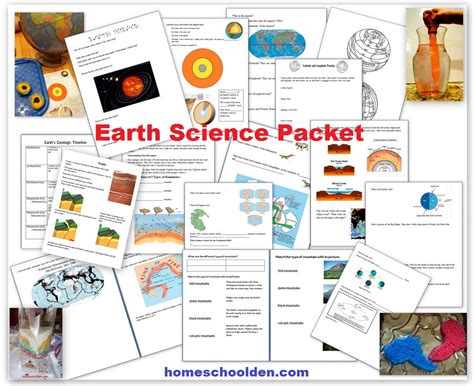 Earth Science Packet Layers Of The Earth Plate Tectonics Earthquakes