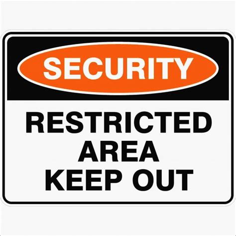Restricted Area Keep Out Discount Safety Signs New Zealand