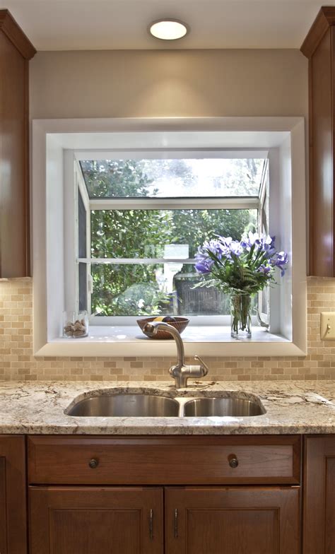 These garden windows project outward and provide space for foliage, photos or décor. Pin by Cameo Kitchens on Cherry Wood Kitchens | Kitchen ...