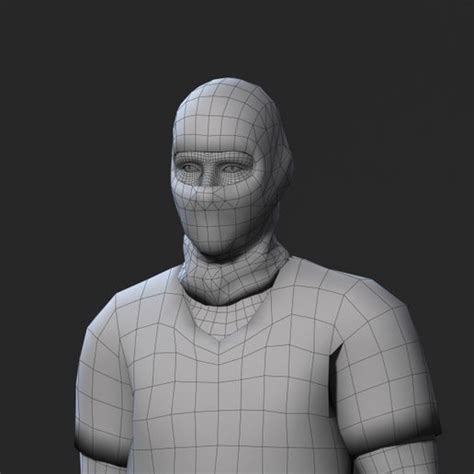 3d File Animated Gang Man Rigged 3d Game Character Low Poly 3d Model・3d