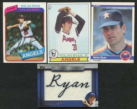 Maybe you would like to learn more about one of these? Lot of (4) Nolan Ryan Baseball Cards with 1980 Topps #580 ...