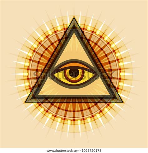Allseeing Eye God The Eye Providence Stock Vector Royalty Free 1028720173 Shutterstock