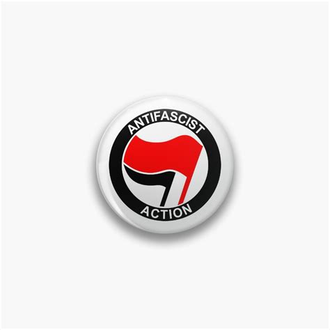 Antifascist Action Pin By Gfrcsd Redbubble