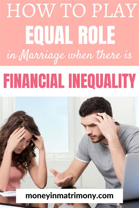 Financial Inequality In Marriage Financial Coach Combining Finances