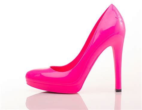 Buy Pink High Heeled Shoes In Stock