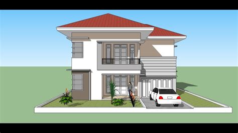 Cara Menggambar Denah Rumah 2 Lantai Dengan Sketchup Otosection